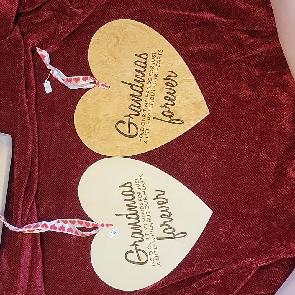 Grandma pyrography sign